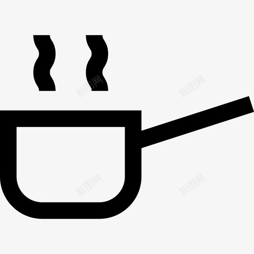 厨房包家居用品4线性图标svg_新图网 https://ixintu.com 厨房包 家居用品4 线性