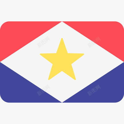 萨巴岛国际国旗6圆形矩形图标svg_新图网 https://ixintu.com 国际国旗6 圆形矩形 萨巴岛