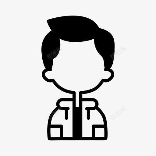 孩子阿凡达男图标svg_新图网 https://ixintu.com 头像不好 孩子 男 简介 阿凡达