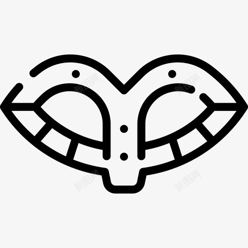 面具维京人直系图标svg_新图网 https://ixintu.com 直系 维京人 面具