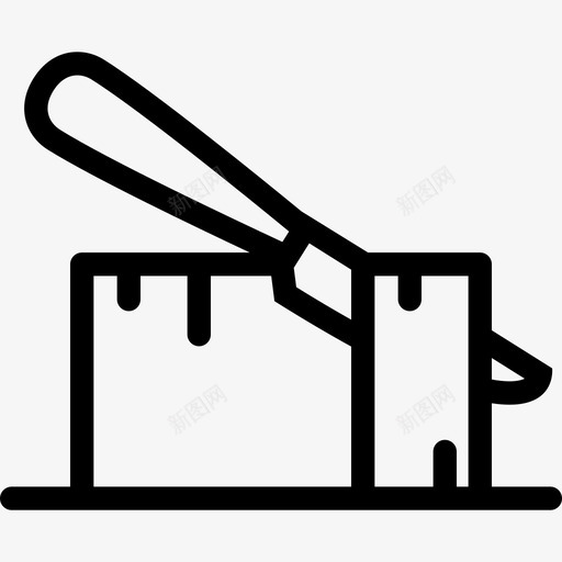 黄油食品和饮料13线性图标svg_新图网 https://ixintu.com 线性 食品和饮料13 黄油