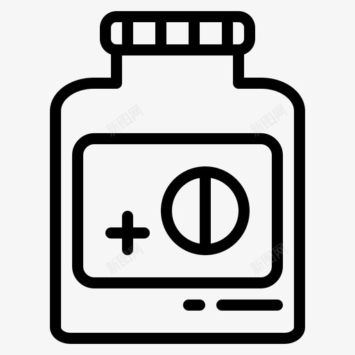维生素保健药房图标svg_新图网 https://ixintu.com 保健 维生素 药房 药片