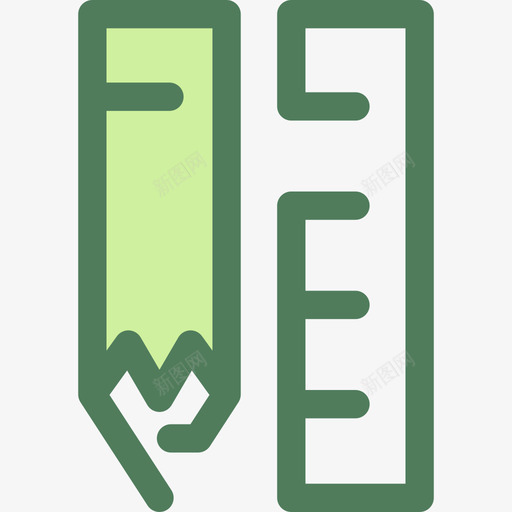 层腹板8绿色图标svg_新图网 https://ixintu.com 层 绿色 腹板8
