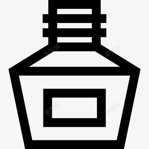 墨水印刷品5线性图标svg_新图网 https://ixintu.com 印刷品5 墨水 线性