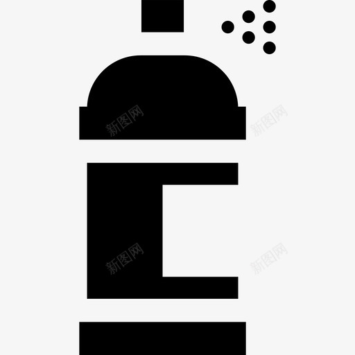 喷漆喷漆工具3填充图标svg_新图网 https://ixintu.com 喷漆 喷漆工具3 填充