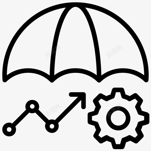 风险管理业务保护风险分析图标svg_新图网 https://ixintu.com 业务保护 营销战略线图标 风险分析 风险控制 风险管理 风险缓解