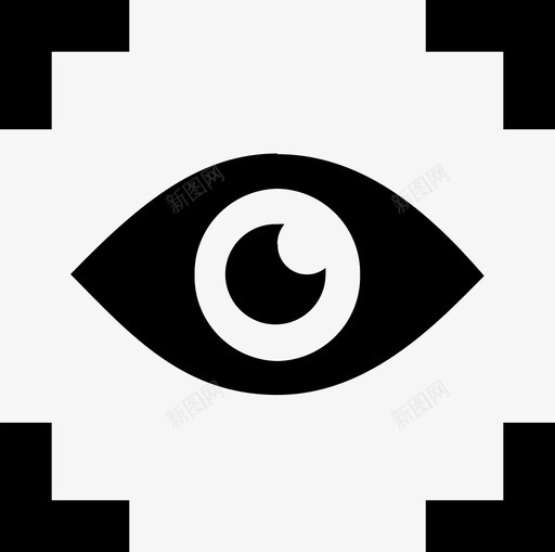 眼看开图标svg_新图网 https://ixintu.com 三维应用 开 看 眼