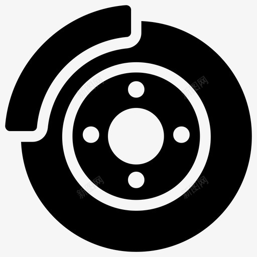 盘式制动器制动卡钳制动盘图标svg_新图网 https://ixintu.com 制动卡钳 制动器 制动盘 汽车制动器 汽车车间标志符号 盘式制动器