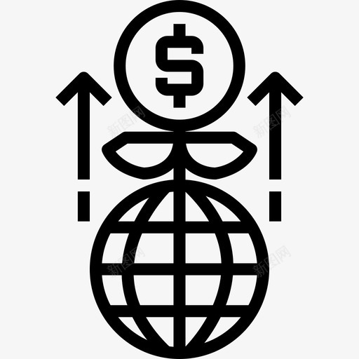 投资银行业务图标svg_新图网 https://ixintu.com 业务 全球 全球业务 投资 支付 银行