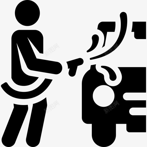 洗车车库象形图填充图标svg_新图网 https://ixintu.com 填充 洗车 车库象形图