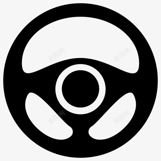 方向盘汽车控制手轮图标svg_新图网 https://ixintu.com 动力转向 手轮 方向盘 汽车控制 汽车车间标志符号 驾驶员方向盘
