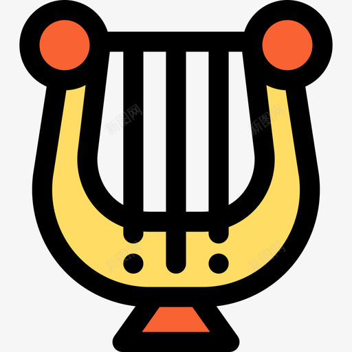 乐器音乐图标5线性颜色svg_新图网 https://ixintu.com 乐器 线性颜色 音乐图标5