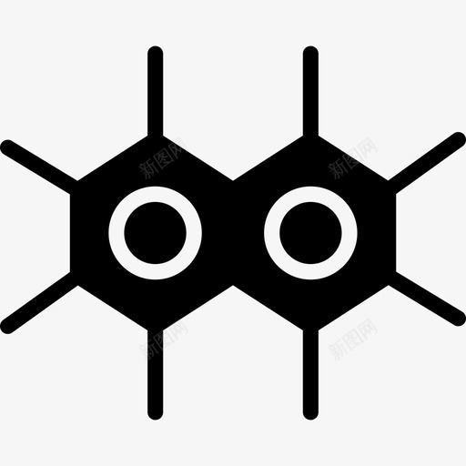细胞科学11填充图标svg_新图网 https://ixintu.com 填充 科学11 细胞
