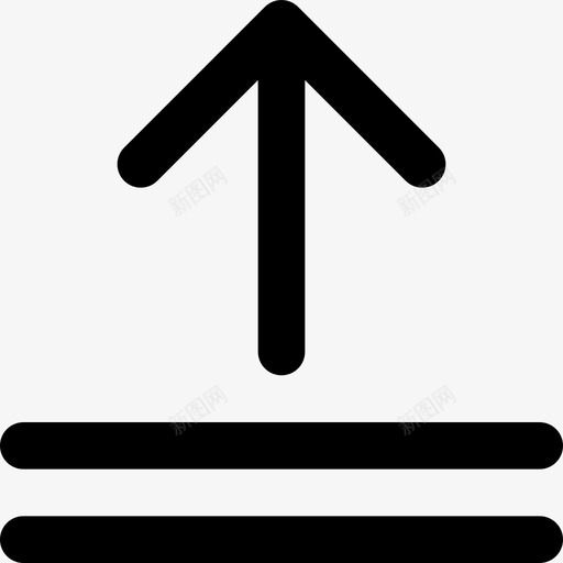 上传箭头19轮廓图标svg_新图网 https://ixintu.com 上传 箭头19 轮廓