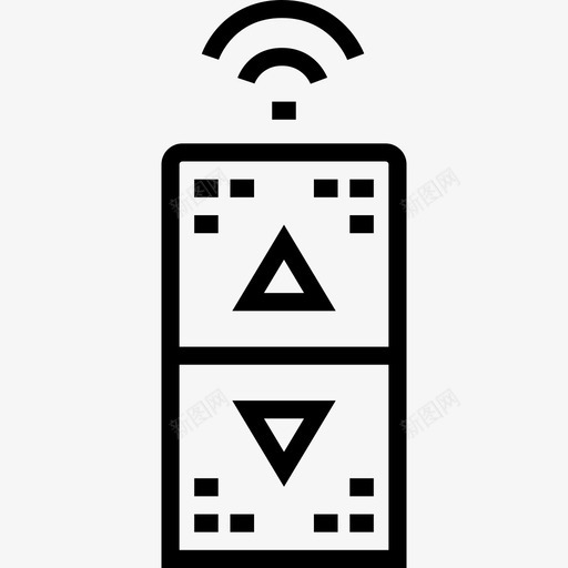 遥控器智能家居2线性图标svg_新图网 https://ixintu.com 智能家居2 线性 遥控器