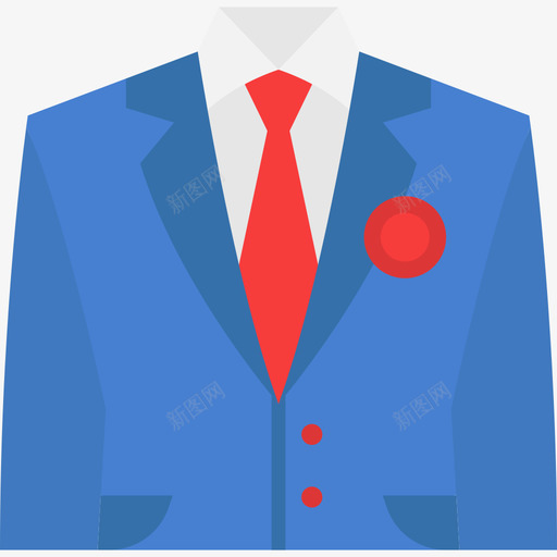 西装选举平装图标svg_新图网 https://ixintu.com 平装 西装 选举