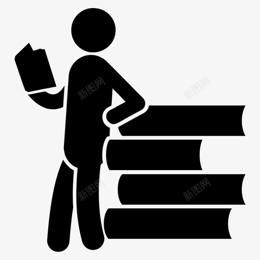 书虫书虫学生图书馆图标svg_新图网 https://ixintu.com 书虫 书虫学生 图书馆 学校字形图标 学生填鸭 学生学习 学生阅读
