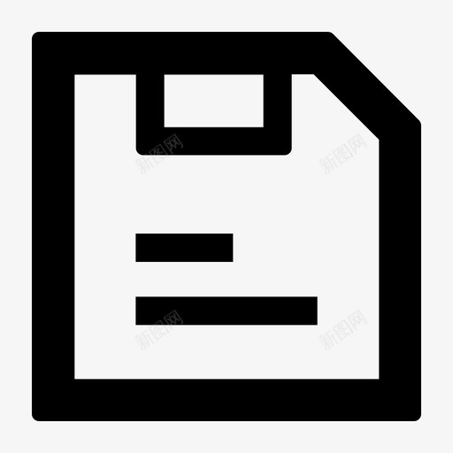 保存软盘另存为图标svg_新图网 https://ixintu.com 保存 保存文件 另存为 服务器 软盘