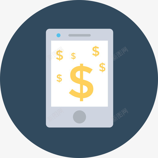 智能手机商业和金融11循环图标svg_新图网 https://ixintu.com 商业和金融11 循环 智能手机