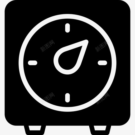 定时器美食4填充图标svg_新图网 https://ixintu.com 填充 定时器 美食4