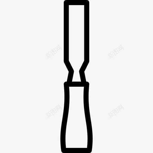 直线凿9号工具图标svg_新图网 https://ixintu.com 直线凿9号工具