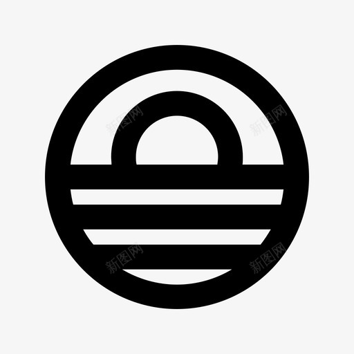 日出农作物黎明图标svg_新图网 https://ixintu.com 农作物 日出 有机 田野 能源 黄昏 黎明
