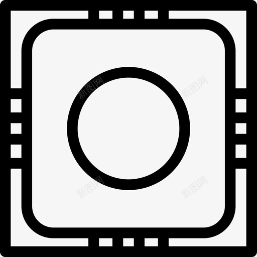 cpu芯片组计算机图标svg_新图网 https://ixintu.com cpu 处理器 芯片组 计算机 计算机硬件线