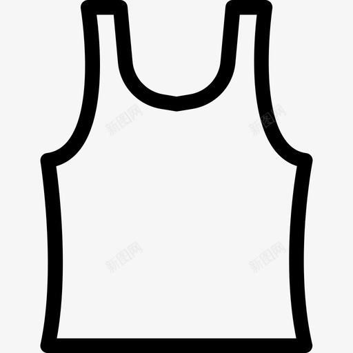 采购产品汗衫衣服和时尚配件直线型图标svg_新图网 https://ixintu.com 直线型 衣服和时尚配件 采购产品汗衫