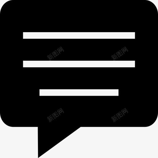 聊天iosul3填充图标svg_新图网 https://ixintu.com iosul3 填充 聊天