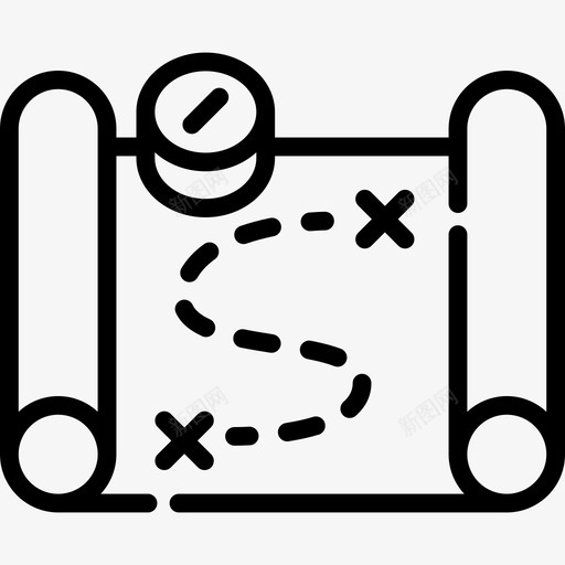 地图森林2直线图标svg_新图网 https://ixintu.com 地图 森林2 直线