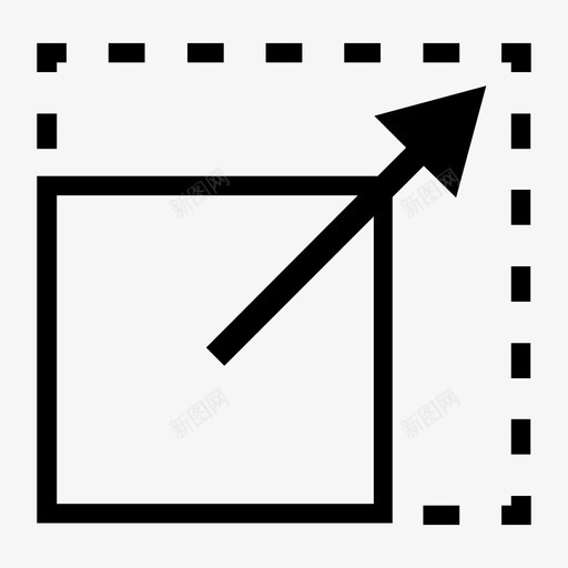 扩大扩展全屏图标svg_新图网 https://ixintu.com 全屏 增长 扩大 扩展