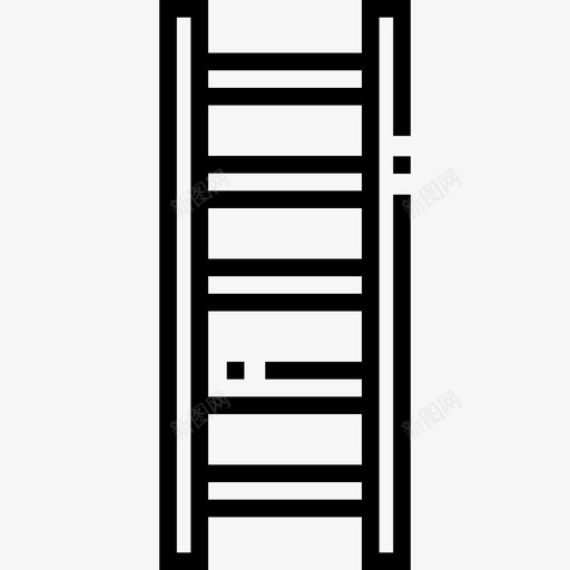 梯子建筑施工3直线图标svg_新图网 https://ixintu.com 建筑施工3 梯子 直线