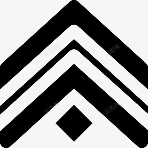 V形军徽5实心图标svg_新图网 https://ixintu.com V形 军徽5 实心
