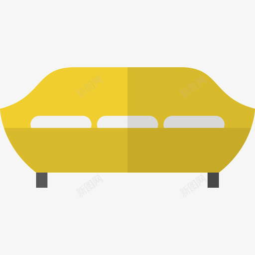 沙发家具11扁平图标svg_新图网 https://ixintu.com 家具11 扁平 沙发