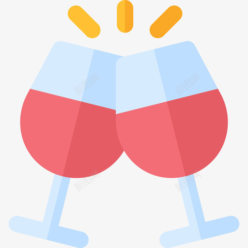 干杯生日6平淡图标svg_新图网 https://ixintu.com 干杯 平淡 生日6