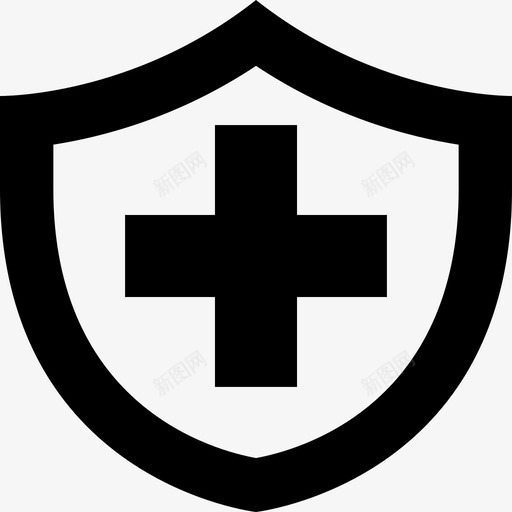 医疗健康医药图标svg_新图网 https://ixintu.com 健康 医疗 医疗雕文 医药 盾牌