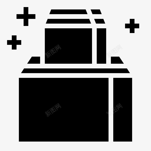 新产品盒子电子商务图标svg_新图网 https://ixintu.com 36图标电子商务网站 新产品 电子商务 盒子 购物
