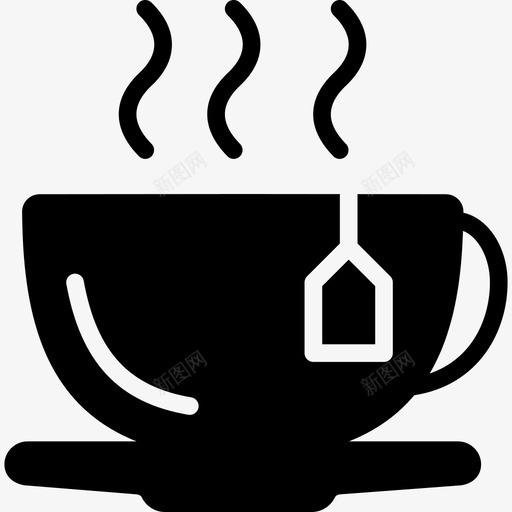 茶杯咖啡厅9号装满图标svg_新图网 https://ixintu.com 咖啡厅9号 茶杯 装满