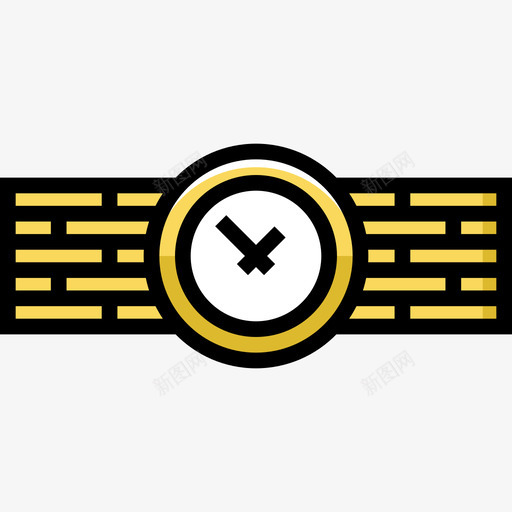 腕表时尚10款线性颜色图标svg_新图网 https://ixintu.com 时尚10款 线性颜色 腕表