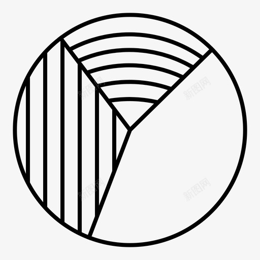 财务分析财务报告饼图图标svg_新图网 https://ixintu.com 财务 财务分析 财务报告 饼图