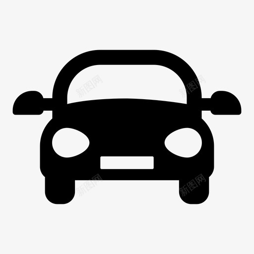 汽车跑车交通工具图标svg_新图网 https://ixintu.com 交通工具 汽车 跑车