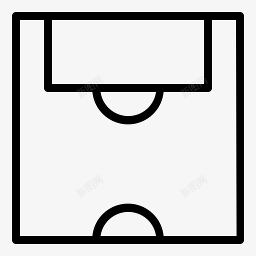 球场足球比赛图标svg_新图网 https://ixintu.com 比赛 球场 足球 足球图标排队 运动