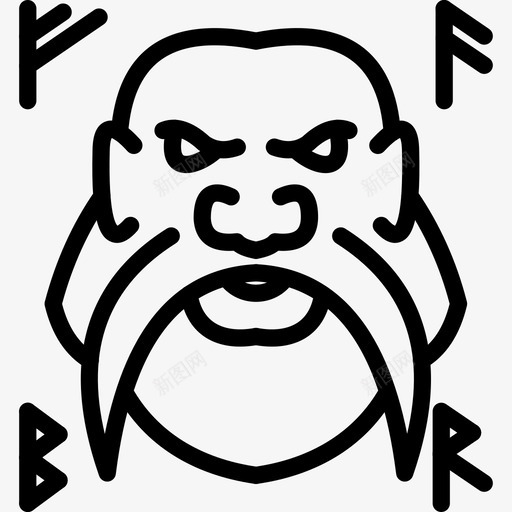侏儒神话图标svg_新图网 https://ixintu.com 侏儒 神话