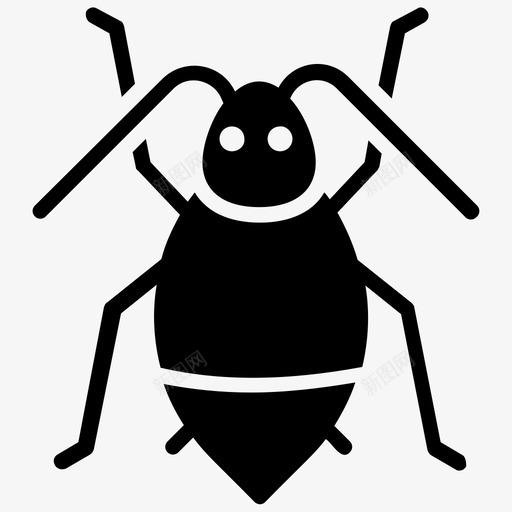 蚜虫绿蝇昆虫图标svg_新图网 https://ixintu.com 害虫 昆虫 昆虫字形图标 绿蝇 蚜虫