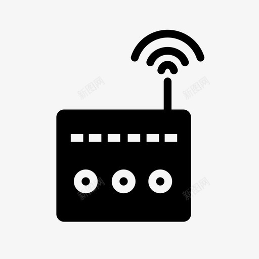 wifi路由器调制解调器wifi设备图标svg_新图网 https://ixintu.com wifi设备 wifi调制解调器 wifi路由器 调制解调器