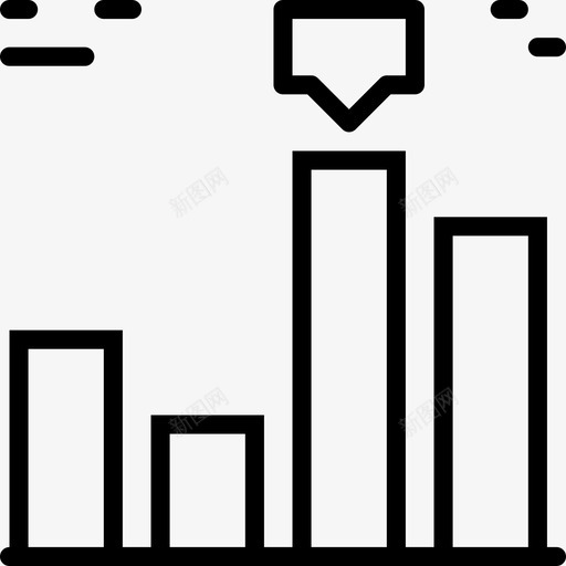 条形图市场营销6线性图标svg_新图网 https://ixintu.com 市场营销6 条形图 线性