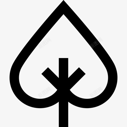 叶秋季4线形图标svg_新图网 https://ixintu.com 叶 秋季4 线形