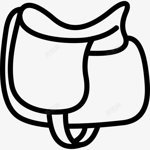 马鞍具配件运动图标svg_新图网 https://ixintu.com 运动 运动配件 配件 马鞍具