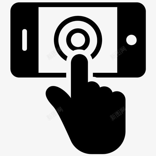 触摸移动移动电话移动触摸板图标svg_新图网 https://ixintu.com 智能手机 社交媒体字形图标 移动电话 移动触摸板 触摸屏 触摸移动