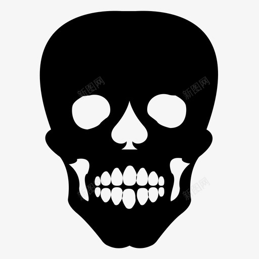 头骨人类头骨头骨纹身图标svg_新图网 https://ixintu.com 人类头骨 头骨 头骨纹身 头骨纹身立体图标 纹身艺术